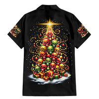 Christmas Sugar Skull Family Matching Mermaid Dress and Hawaiian Shirt Christmas Tree Sugar Skull - Wonder Print Shop