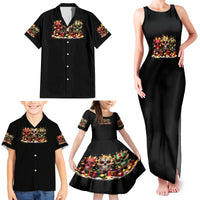 Christmas Sugar Skull Family Matching Tank Maxi Dress and Hawaiian Shirt Christmas Tree Sugar Skull - Wonder Print Shop