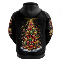 Christmas Sugar Skull Hoodie Christmas Tree Sugar Skull - Wonder Print Shop