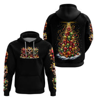 Christmas Sugar Skull Hoodie Christmas Tree Sugar Skull - Wonder Print Shop