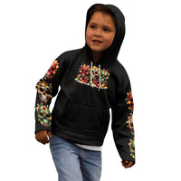 Christmas Sugar Skull Kid Hoodie Christmas Tree Sugar Skull - Wonder Print Shop