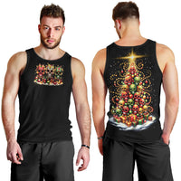 Christmas Sugar Skull Men Tank Top Christmas Tree Sugar Skull - Wonder Print Shop