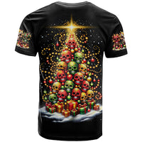 Christmas Sugar Skull T Shirt Christmas Tree Sugar Skull - Wonder Print Shop