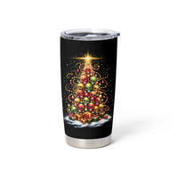 Christmas Sugar Skull Tumbler Cup Christmas Tree Sugar Skull - Wonder Print Shop