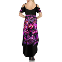 Thunder Skull Family Matching Summer Maxi Dress and Hawaiian Shirt I May Be Not Perfect But At Least I'm Not You - Wonder Print Shop