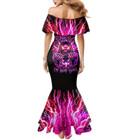 Thunder Skull Mermaid Dress I May Be Not Perfect But At Least I'm Not You - Wonder Print Shop