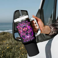 Thunder Skull Tumbler With Handle I May Be Not Perfect But At Least I'm Not You - Wonder Print Shop