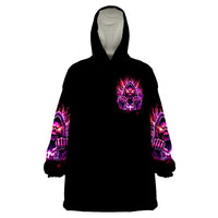 Thunder Skull Wearable Blanket Hoodie I May Be Not Perfect But At Least I'm Not You - Wonder Print Shop