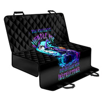 Witch Skull Back Car Seat Cover You Couldn't Handle Me Even With Intrustions - Wonder Print Shop