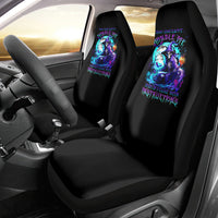 Witch Skull Car Seat Cover You Couldn't Handle Me Even With Intrustions - Wonder Print Shop