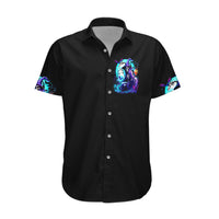 Witch Skull Hawaiian Shirt You Couldn't Handle Me Even With Intrustions - Wonder Print Shop
