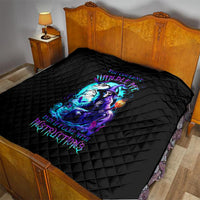 Witch Skull Quilt You Couldn't Handle Me Even With Intrustions - Wonder Print Shop