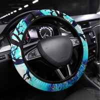 Witch Skull Steering Wheel Cover You Couldn't Handle Me Even With Intrustions - Wonder Print Shop
