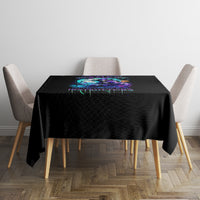 Witch Skull Tablecloth You Couldn't Handle Me Even With Intrustions - Wonder Print Shop
