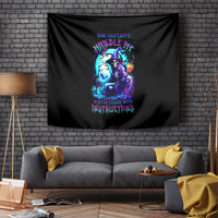 Witch Skull Tapestry You Couldn't Handle Me Even With Intrustions - Wonder Print Shop