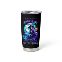 Witch Skull Tumbler Cup You Couldn't Handle Me Even With Intrustions - Wonder Print Shop