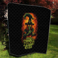 Witch Skull Quilt Zero Fucking Given - Wonder Print Shop