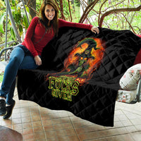 Witch Skull Quilt Zero Fucking Given - Wonder Print Shop