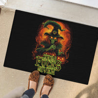 Witch Skull Rubber Doormat Zero Fucking Given - Wonder Print Shop