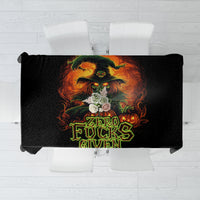 Witch Skull Tablecloth Zero Fucking Given - Wonder Print Shop