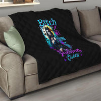 Witch Skull Quilt Bitch I'm Not A Princess I'm The Fucking Queen - Wonder Print Shop