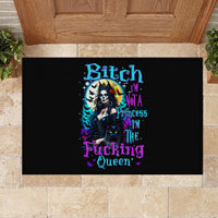 Witch Skull Rubber Doormat Bitch I'm Not A Princess I'm The Fucking Queen - Wonder Print Shop