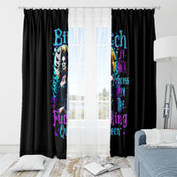 Witch Skull Window Curtain Bitch I'm Not A Princess I'm The Fucking Queen - Wonder Print Shop