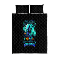 Witch Skull Quilt Bed Set Come With Us And You Will See Our Halloween - Wonder Print Shop