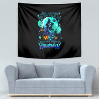 Witch Skull Tapestry Come With Us And You Will See Our Halloween - Wonder Print Shop
