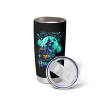 Witch Skull Tumbler Cup Come With Us And You Will See Our Halloween - Wonder Print Shop