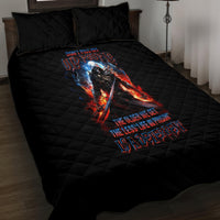 Warrior Skull Quilt Bed Set Don't Pss Off Old People - Wonder Print Shop