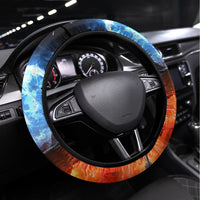 Warrior Skull Steering Wheel Cover Don't Pss Off Old People - Wonder Print Shop