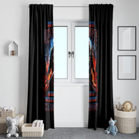 Warrior Skull Window Curtain Don't Pss Off Old People - Wonder Print Shop