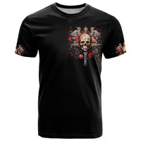 Cross Skull T Shirt Honesty Loyalty And Respect Worth More Than Gold, Diamond - Wonder Print Shop