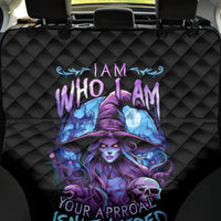 Witch Skull Back Car Seat Cover Iam Who Iam Your Approval Isn't Need - Wonder Print Shop