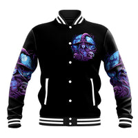 Witch Skull Baseball Jacket Iam Who Iam Your Approval Isn't Need - Wonder Print Shop