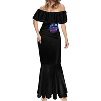 Witch Skull Mermaid Dress Iam Who Iam Your Approval Isn't Need - Wonder Print Shop