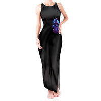 Witch Skull Tank Maxi Dress Iam Who Iam Your Approval Isn't Need - Wonder Print Shop