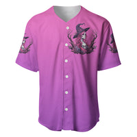 Witch Skull Baseball Jersey I'm A Grumpy Old Lady Sarcasm Depends On Your Stupidity - Wonder Print Shop