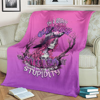 witch-skull-blanket-im-a-grumpy-old-lady-sarcasm-depends-on-your-stupidity