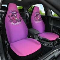 Witch Skull Car Seat Cover I'm A Grumpy Old Lady Sarcasm Depends On Your Stupidity - Wonder Print Shop