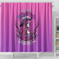 witch-skull-shower-curtain-im-a-grumpy-old-lady-sarcasm-depends-on-your-stupidity