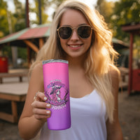 Witch Skull Skinny Tumbler I'm A Grumpy Old Lady Sarcasm Depends On Your Stupidity - Wonder Print Shop