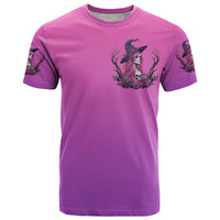 Witch Skull T Shirt I'm A Grumpy Old Lady Sarcasm Depends On Your Stupidity - Wonder Print Shop