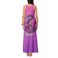 Witch Skull Tank Maxi Dress I'm A Grumpy Old Lady Sarcasm Depends On Your Stupidity - Wonder Print Shop
