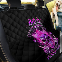 Queen Skull Back Car Seat Cover Bitch I'm Not A Princess I'm The Fucking Queen - Wonder Print Shop