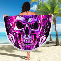 Queen Skull Beach Blanket Bitch I'm Not A Princess I'm The Fucking Queen - Wonder Print Shop
