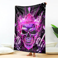 Queen Skull Blanket Bitch I'm Not A Princess I'm The Fucking Queen