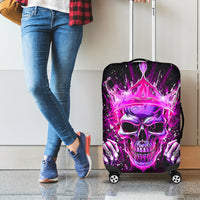 Queen Skull Luggage Cover Bitch I'm Not A Princess I'm The Fucking Queen - Wonder Print Shop