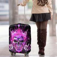 Queen Skull Luggage Cover Bitch I'm Not A Princess I'm The Fucking Queen - Wonder Print Shop